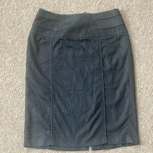 Willi Smith Black Pencil Skirt Knee-Length Cocktail